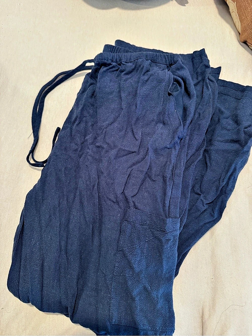 Wide Leg Pants in Blue